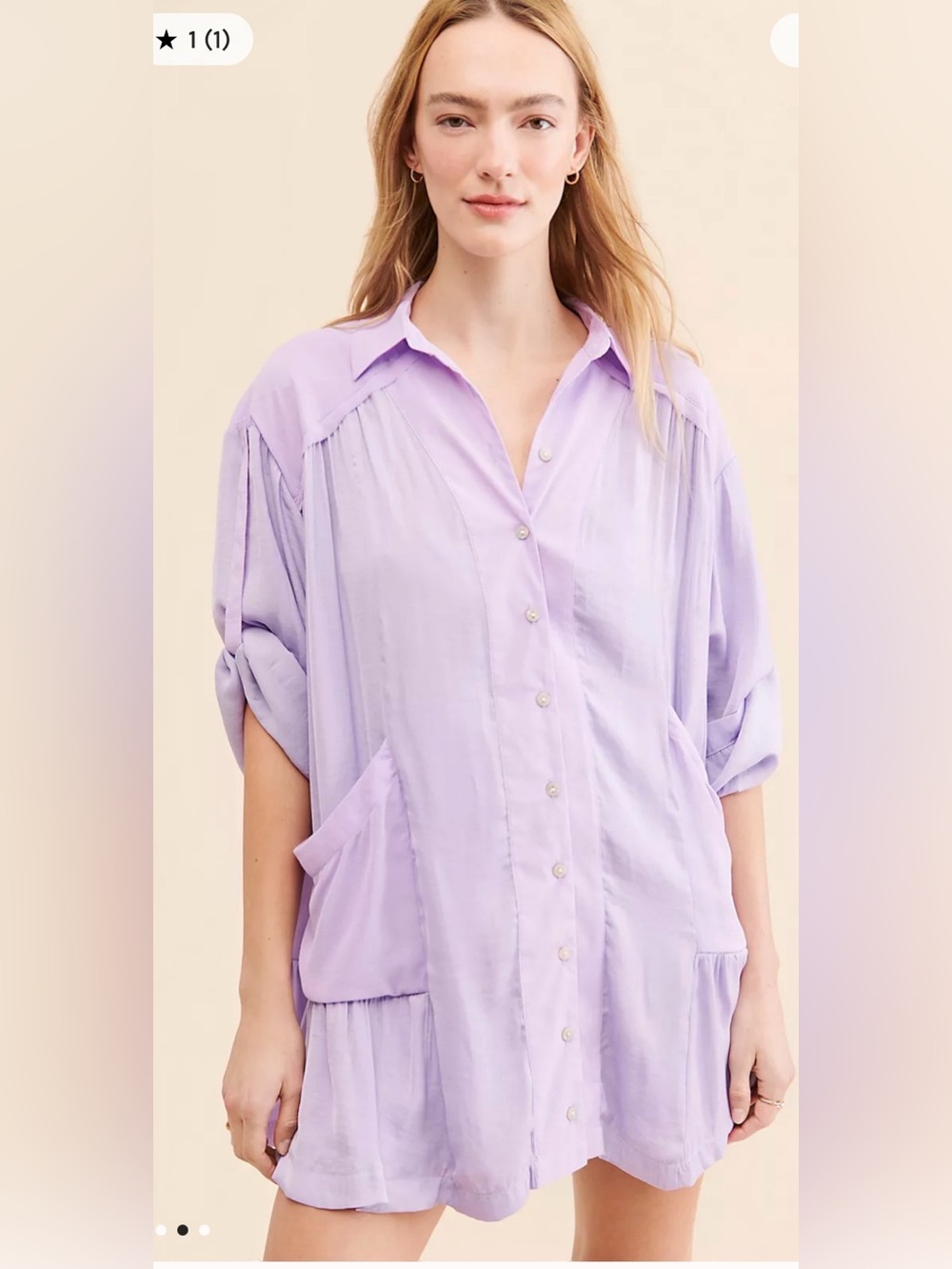 Free people Moonstruck Shirt dress